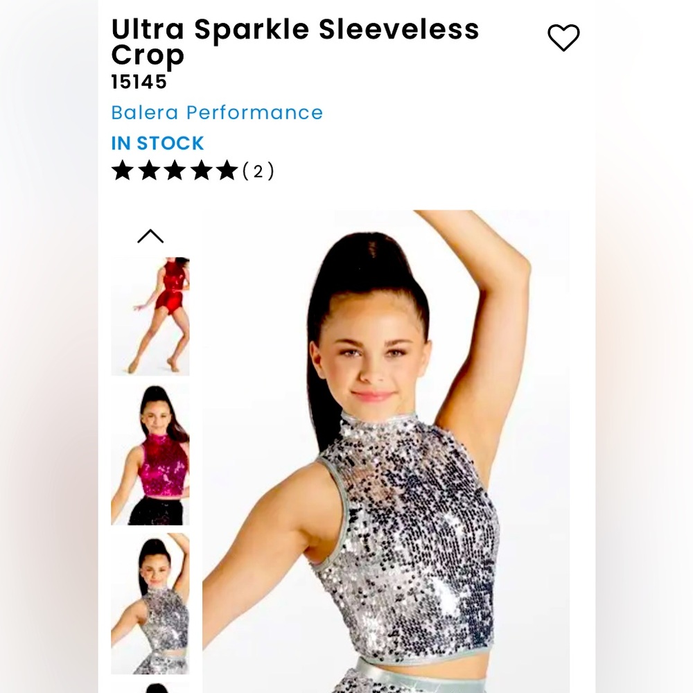 Silver Sequin Sleeveless Crop Top